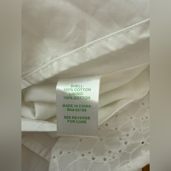 Lily Pulitzer isadora white eyelet lace maxi dress size 4 - Picture 8 of 9